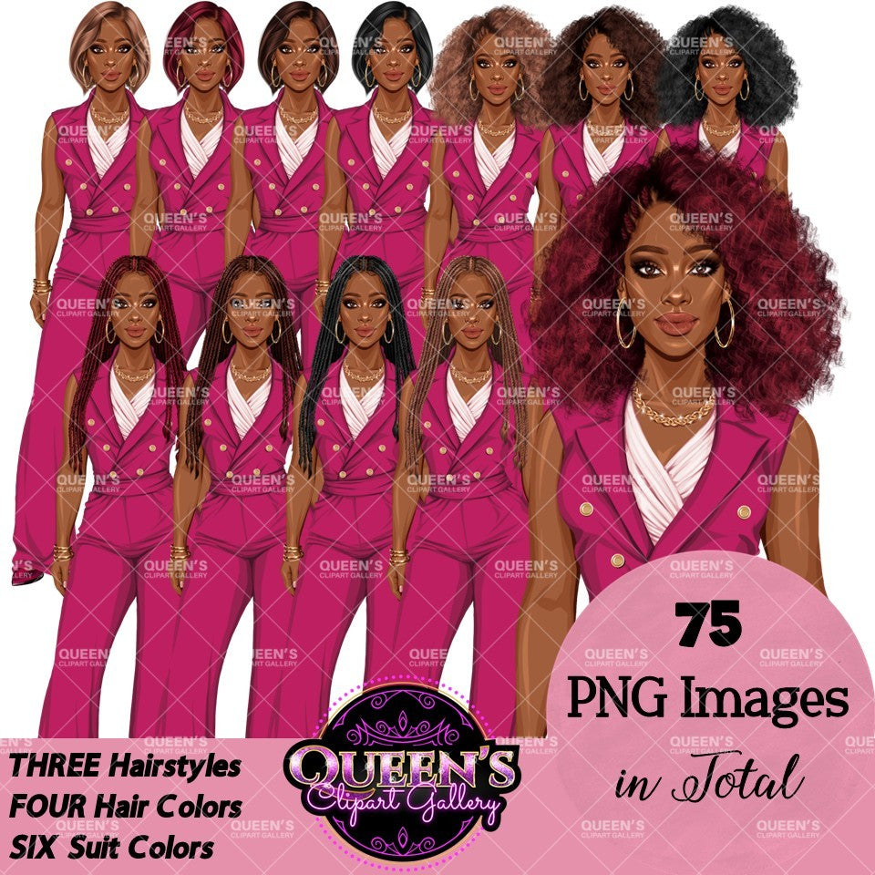 Afro woman, Boss lady, Business Lady, Lady boss clipart, Boss babe, Fashion girl clipart, Business woman clipart, Fashion illustration, Woman in suit