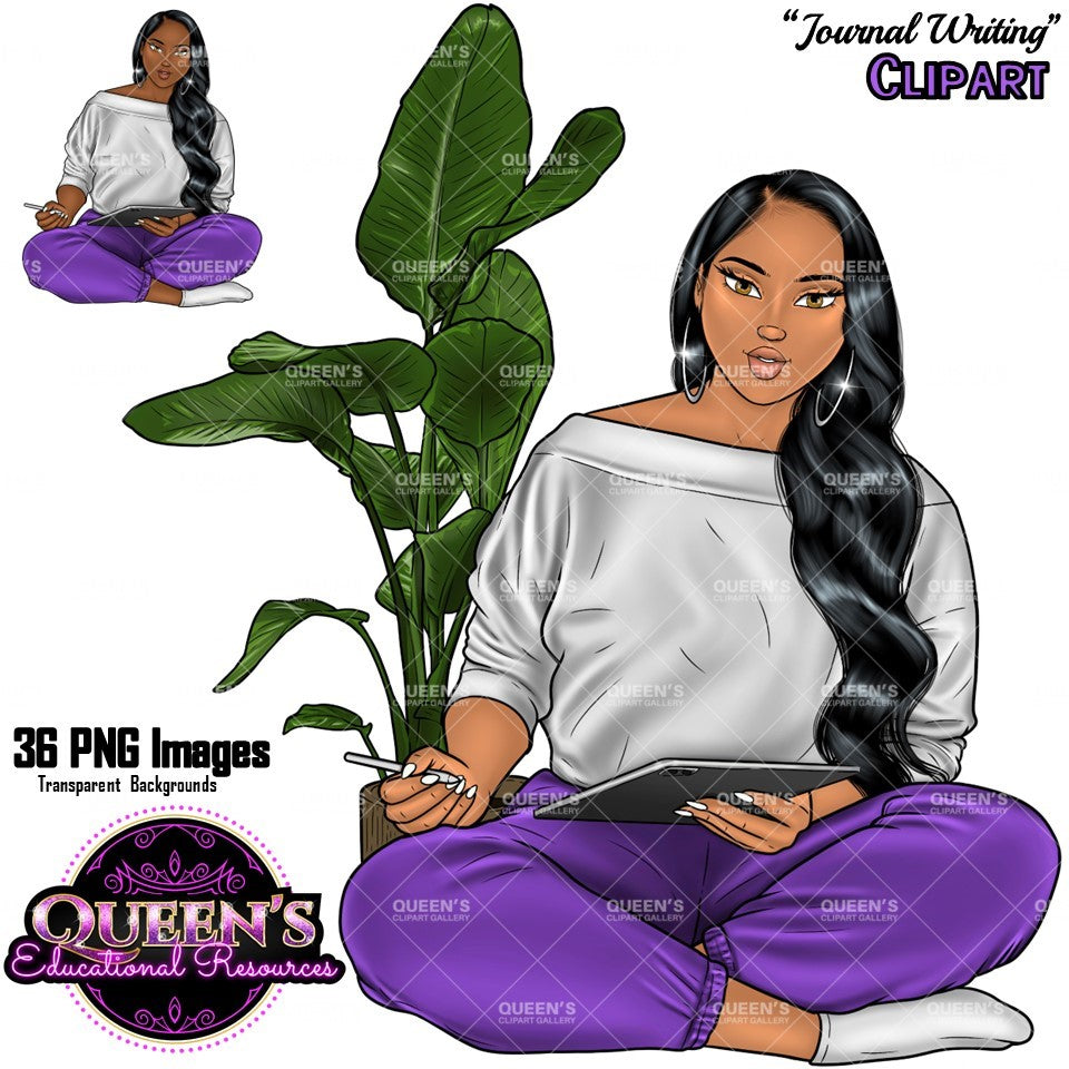 Afro girl clipart | Black girl clipart | Fashion clipart | Black woman clipart | Black girl magic | African American Art