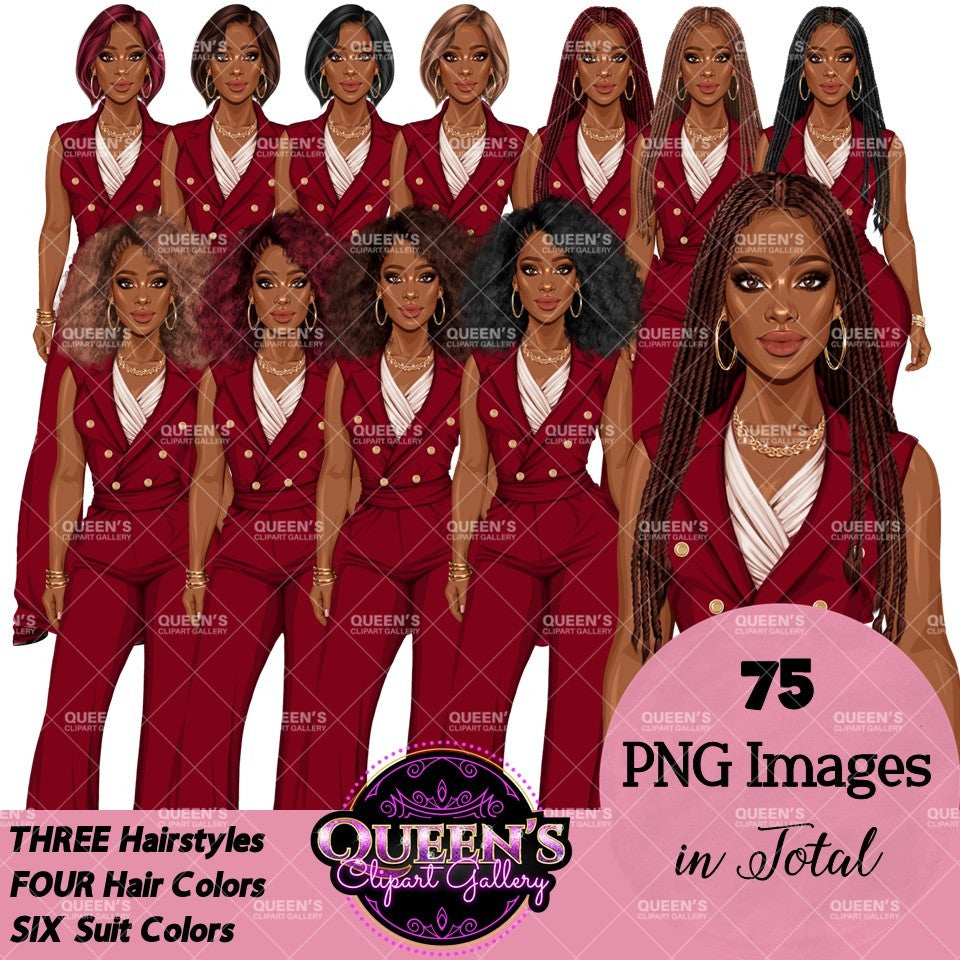 Afro woman, Boss lady, Business Lady, Lady boss clipart, Boss babe, Fashion girl clipart, Business woman clipart, Fashion illustration, Woman in suit