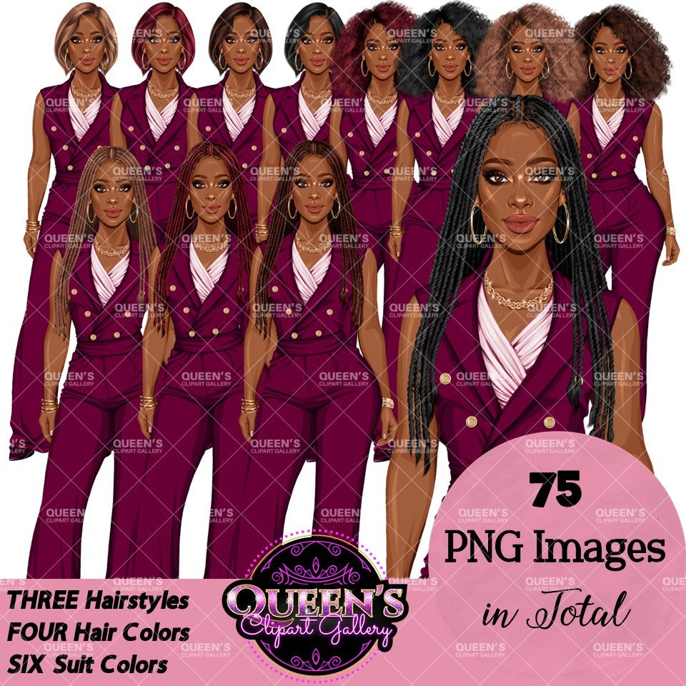 Afro woman, Boss lady, Business Lady, Lady boss clipart, Boss babe, Fashion girl clipart, Business woman clipart, Fashion illustration, Woman in suit