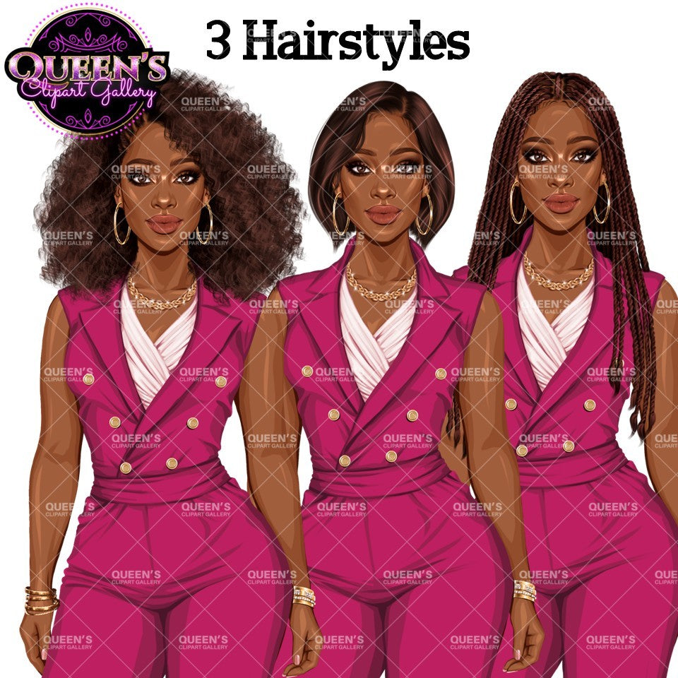 Afro woman, Boss lady, Business Lady, Lady boss clipart, Boss babe, Fashion girl clipart, Business woman clipart, Fashion illustration, Woman in suit