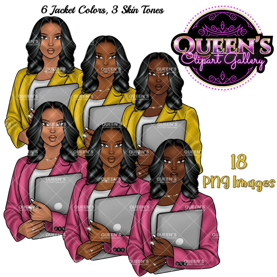 African American woman | Lady boss clipart | Teacher clipart | Afro woman | Boss lady | Black girl magic | Fashion girl clipart | Afro girl
