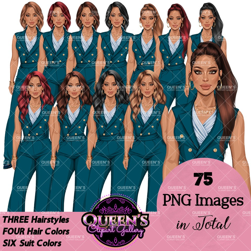 Boss lady, Business Lady, Lady boss clipart, Boss babe, Fashion girl clipart, Business woman clipart, Fashion illustration, Woman in suit