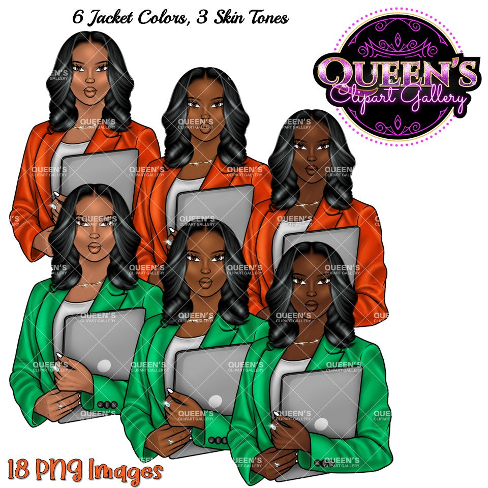 African American woman | Lady boss clipart | Teacher clipart | Afro woman | Boss lady | Black girl magic | Fashion girl clipart | Afro girl