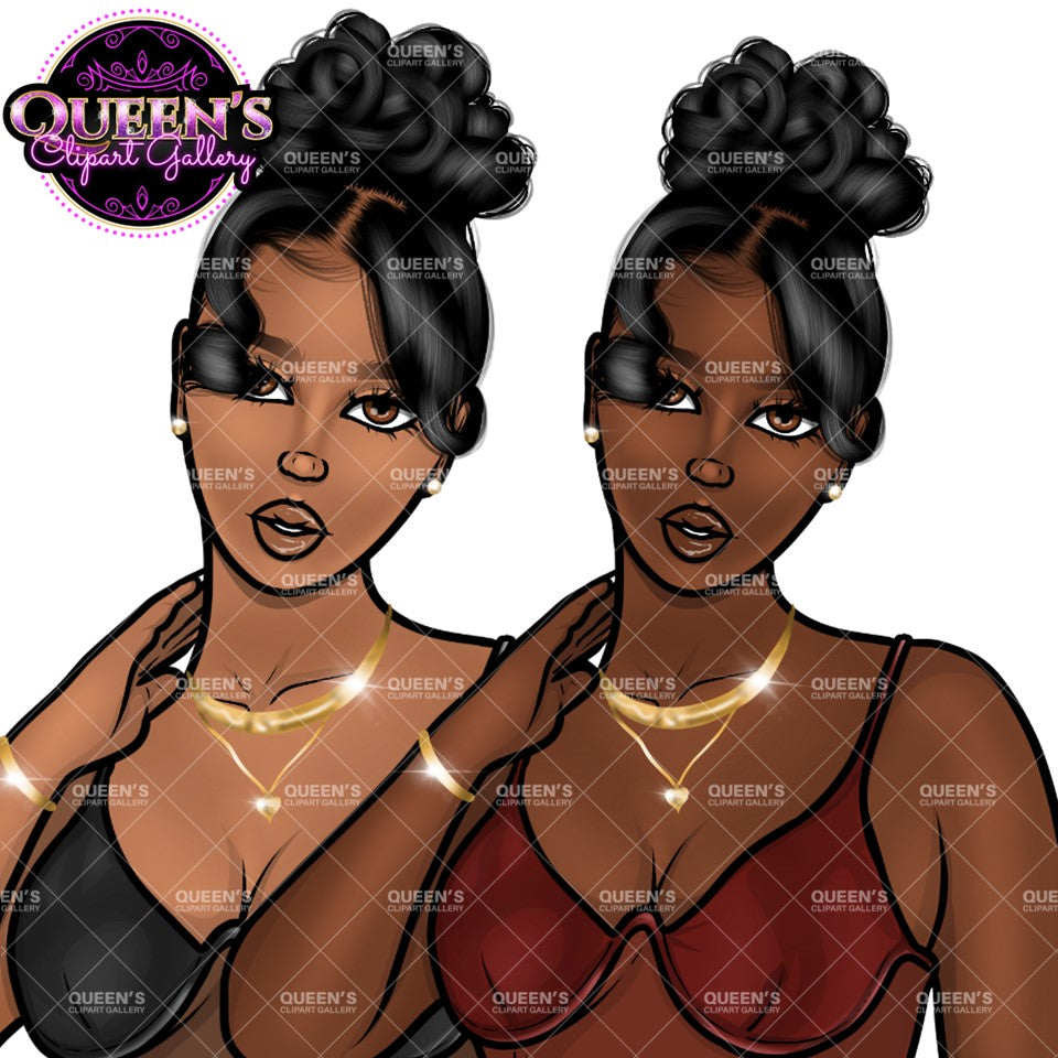 Afro girl clipart, Girl boss, Black woman clipart, Black girl magic, Fashion girl clipart, Fashion illustration, Afro Queen, African American woman