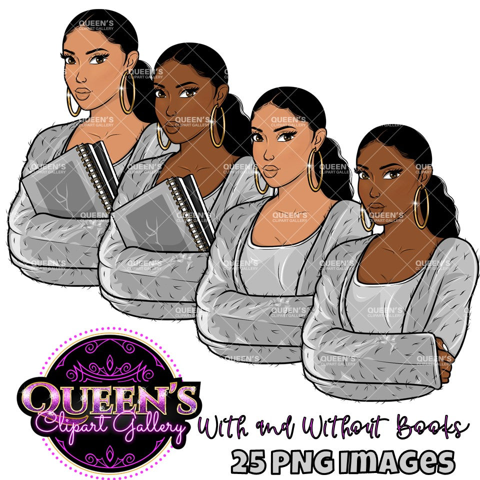 African American woman, Lady boss clipart, Teacher clipart, Afro woman, Booklover, Boss lady, Black girl magic, Fashion girl clipart, Books