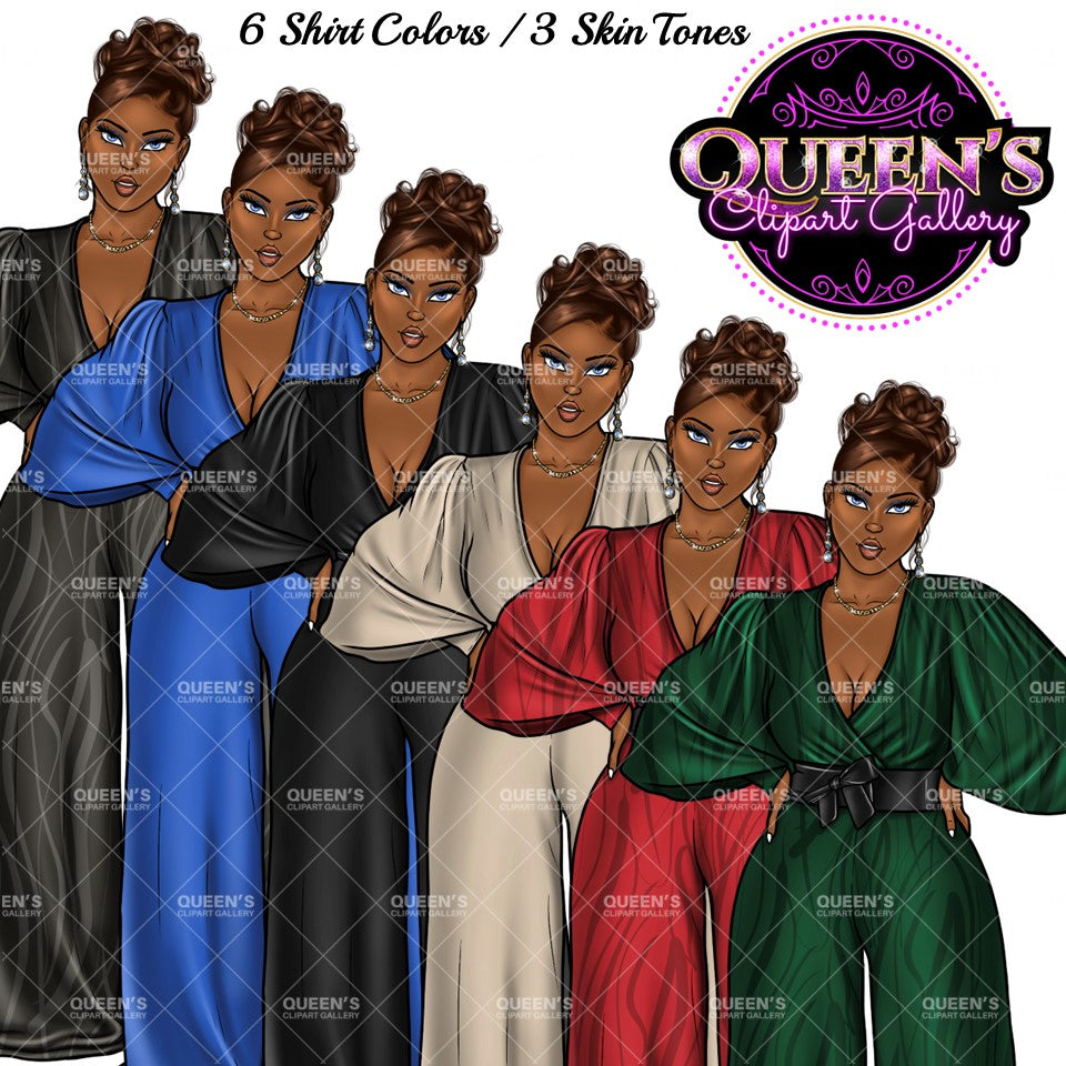 Afro girl clipart, Fashion girl clipart, Black woman clipart, Black girl magic, Curvy girl clipart, Girl boss, Lady boss, Party girl clipart