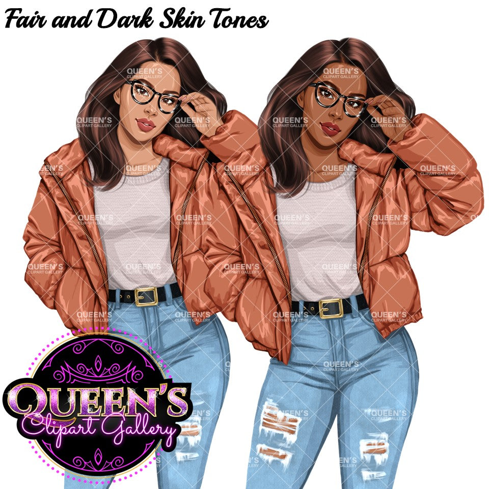 Denim jeans girl, Jeans girl clipart, Teenager clipart, Fashion girl clipart, Fashion illustration, Girl clipart, Denim Girl, Teen girl
