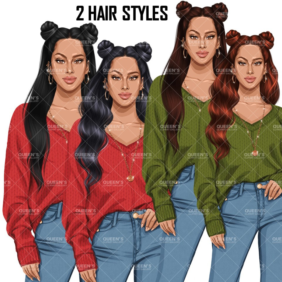 Denim jeans girl, Fashion girl clipart, Curvy girl clipart, Fashion girl clipart, Denim girl, Jeans girl, Girl clipart, Cute girl clipart