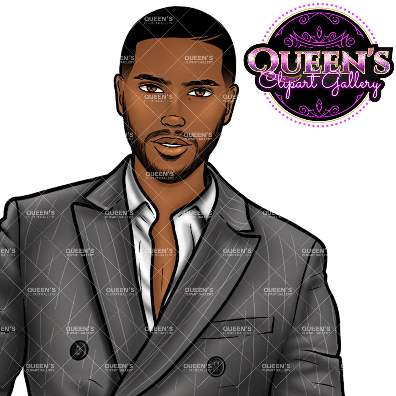 Man clipart, Handsome man clipart, Boyfriend clipart, Casual man clipart, Business man, African American man clipart, Black man clipart