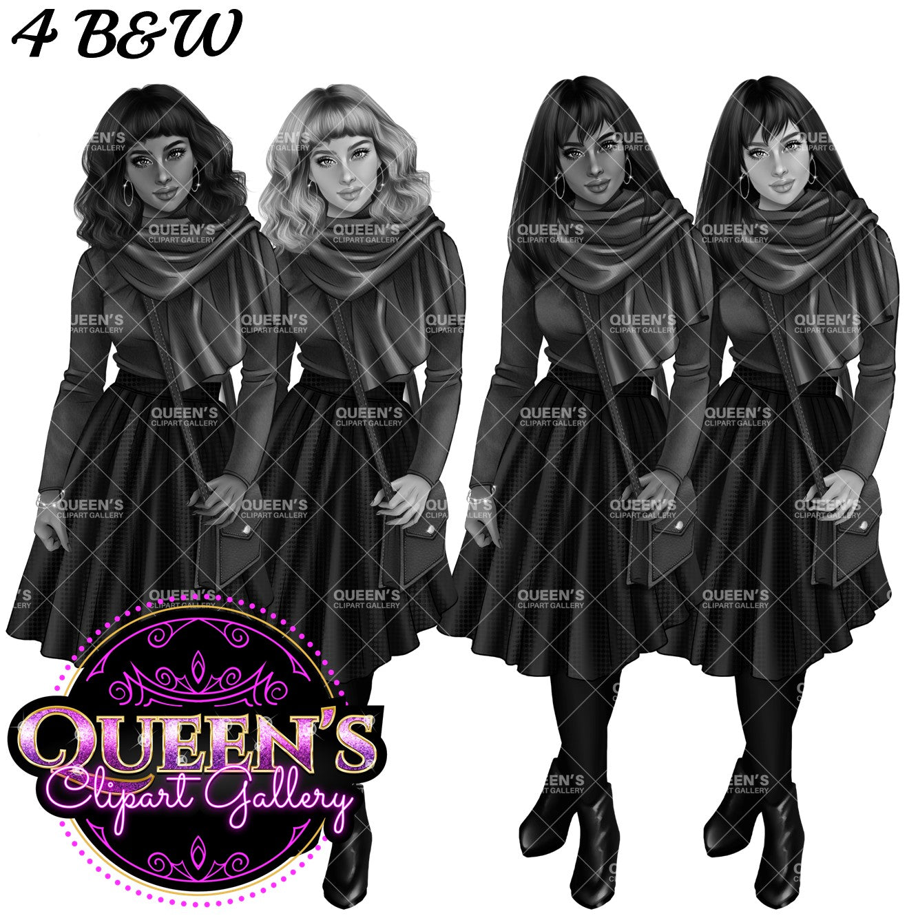 Lady clipart, Woman clipart, Fashion girl clipart, Fashion illustration, Teacher clipart, Girl boss clipart, Woman in skirt clipart, Woman