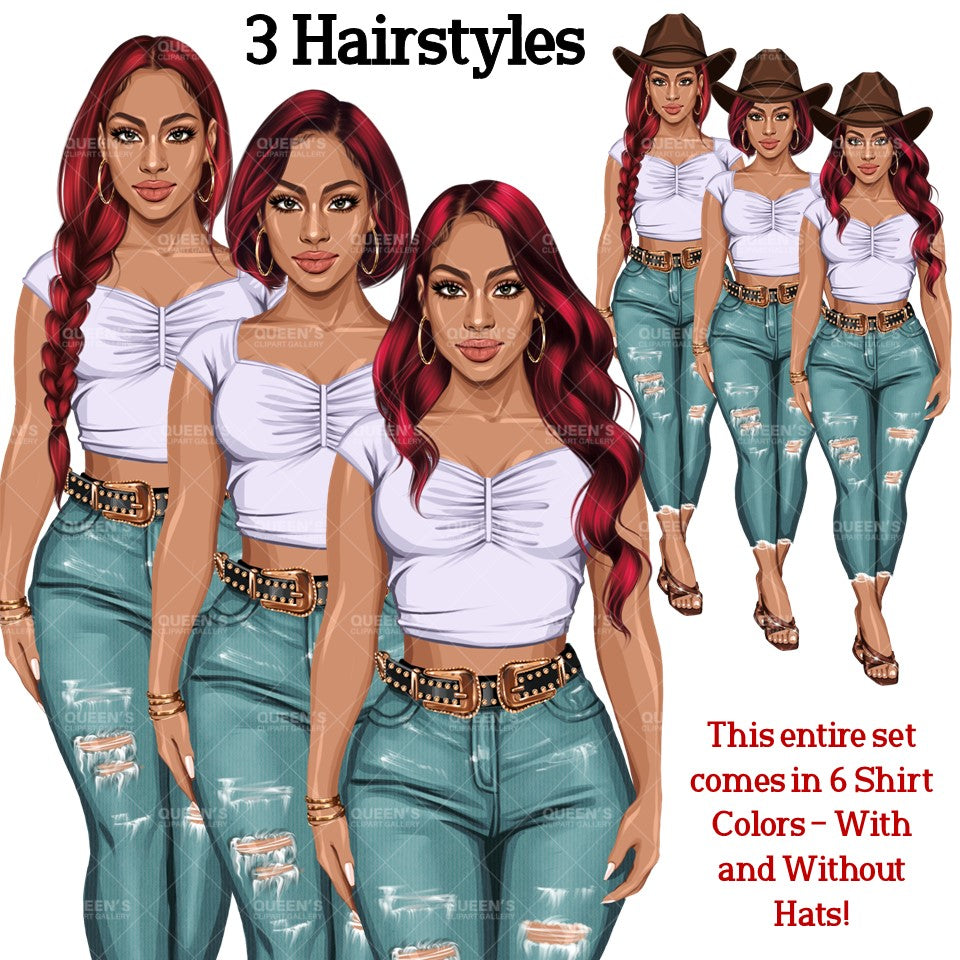 Afro Denim jeans girl, Jeans girl clipart, Woman clipart, Fashion girl clipart, Fashion illustration, Afro girl clipart, Denim Girl Clipart