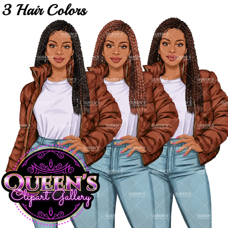 Afro girl clipart, Denim jeans girl, Jeans girl clipart, Teenager clipart, Fashion girl clipart, Fashion illustration, Girl clipart, Denim Girl, Winter clipart