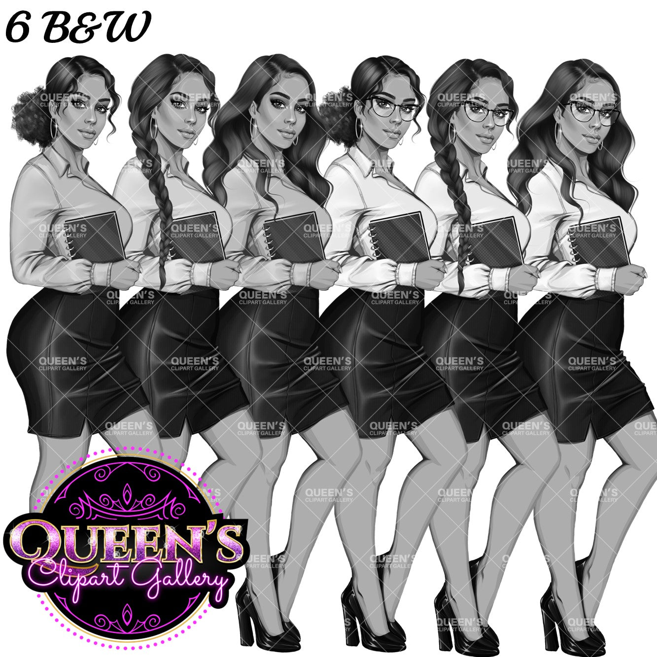 Business planner clipart, Lady boss clipart, Curvy girl clipart, Fashion girl clipart, Teacher clipart, Woman clipart, Business woman, Boss woman