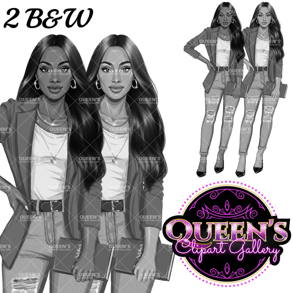 Denim jeans girl, Woman clipart, Fashion girl clipart, Teacher clipart, Fashion illustration, Lady boss clipart, Girl boss clipart, Woman clipart