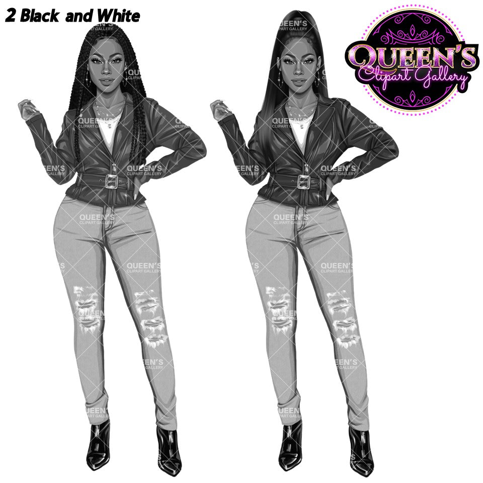 Denim jeans girl, Jeans girl clipart, Denim girl clipart, Fashion girl clipart, Fashion illustration, Afro girl clipart, Black girl magic