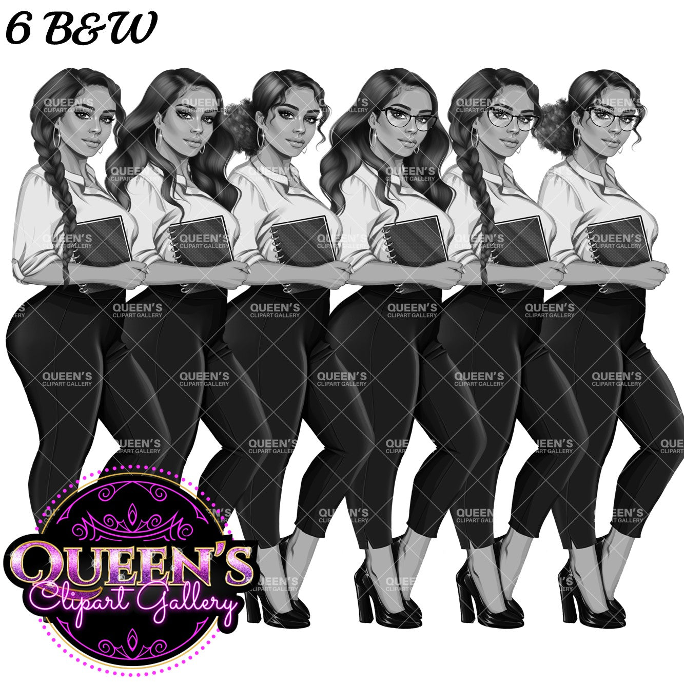Planner girl clipart, Lady boss clipart, Curvy girl clipart, Fashion girl clipart, Teacher clipart, Woman clipart, Planner woman, Boss girl