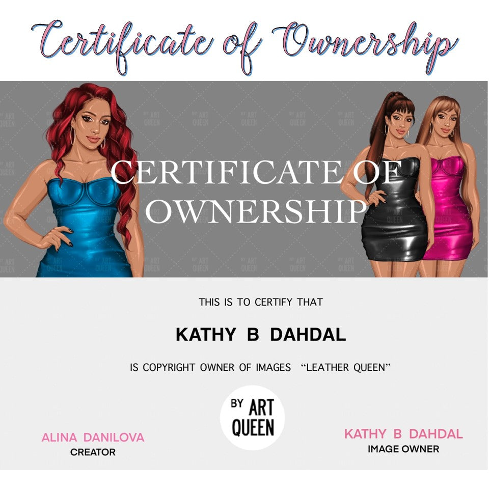 Woman in leather dress, Girl boss, Lady boss, Woman clipart png, Fashion girl clipart, Fashion illustration clipart, Curvy girl clipart