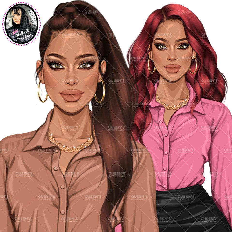 Afro woman, Boss lady, Business Lady, Lady boss, Boss babe, Fashion girl clipart, Business woman, Fashion illustration, Woman in skirt