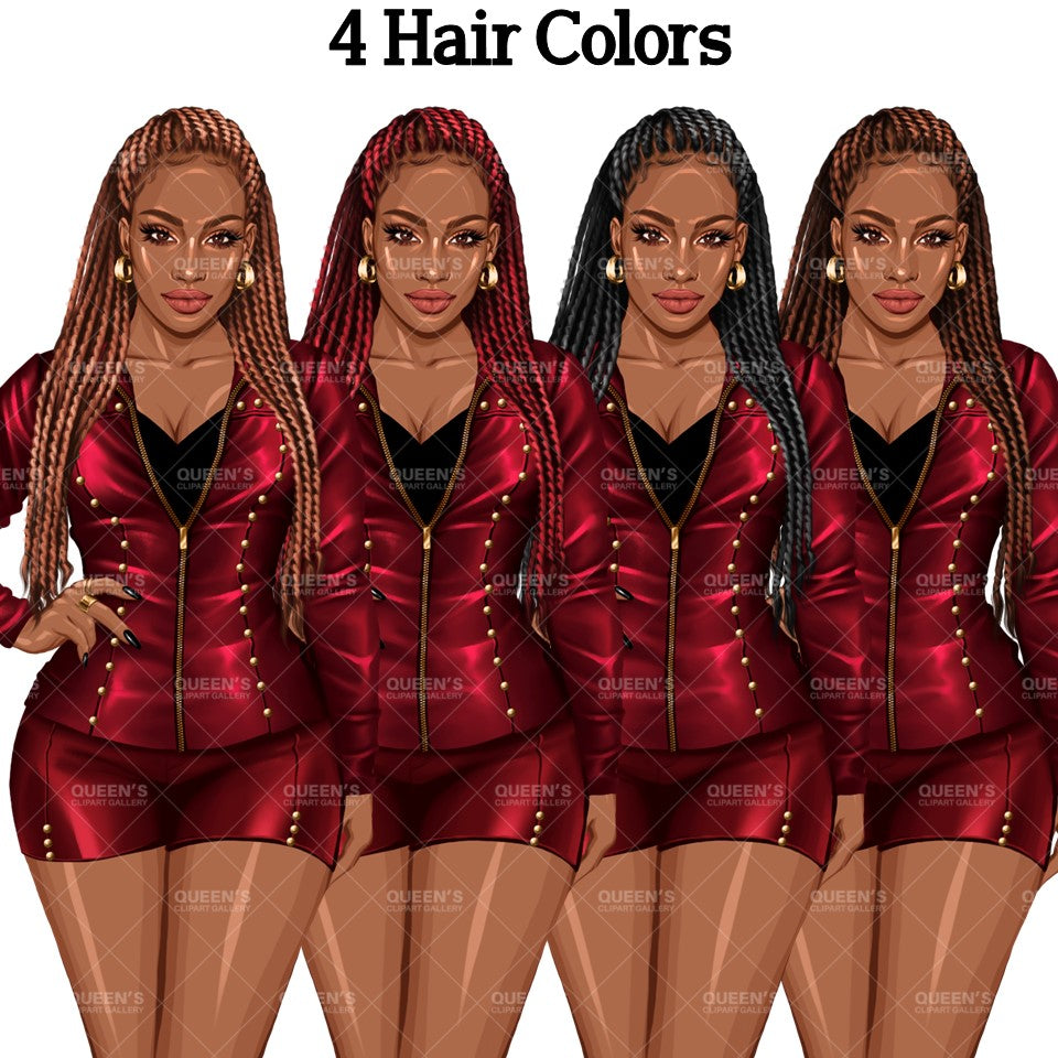 Women in leather clothes, Black girl magic, African American woman, Girl boss, Lady boss, Woman clipart png, Fashion girl clipart, Fashion illustration clipart, Curvy girl clipart