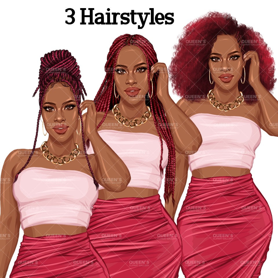 Black girl PNG, African American woman, Afro girl, Summer clipart, Woman in skirt, Fashion girl clipart, White woman, Summer girl clipart, Beach time, Fashion illustration