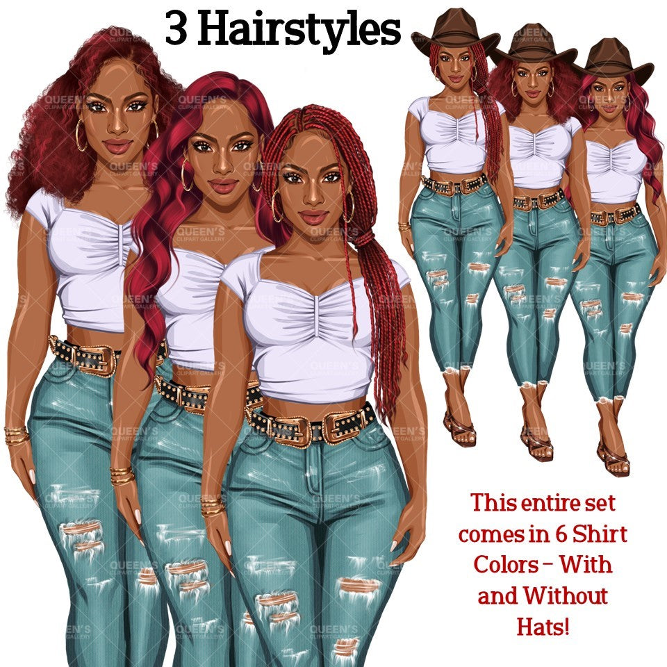 Afro Denim jeans girl, Jeans girl clipart, Woman clipart, Fashion girl clipart, Fashion illustration, Afro girl clipart, Denim Girl Clipart