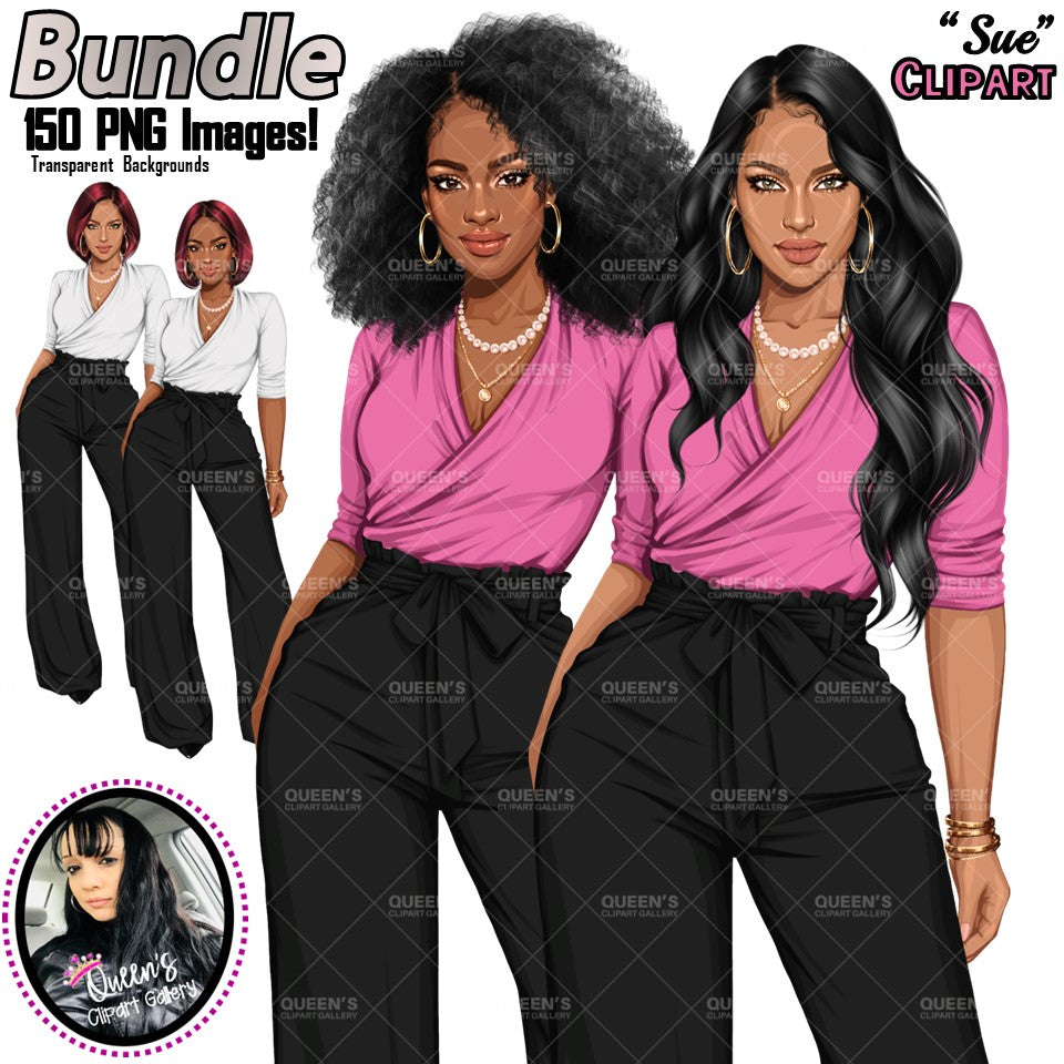 Afro Boss lady, Business Lady, Lady boss clipart, Boss babe, Fashion girl clipart, Business woman clipart, Fashion illustration, Afro girl