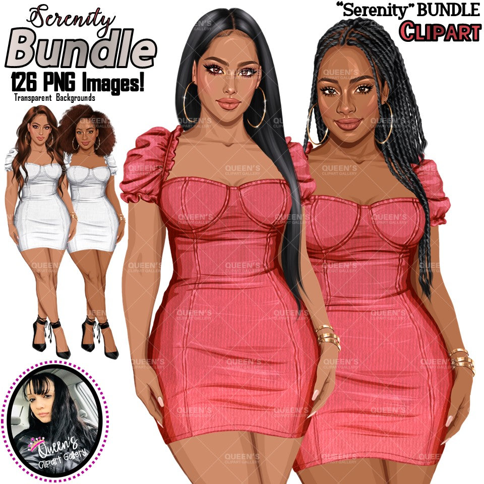 Girl boss, Lady boss, Afro girl clipart, Fashion girl clipart, Fashion illustration clipart, Curvy girl, Woman in dress, African American woman