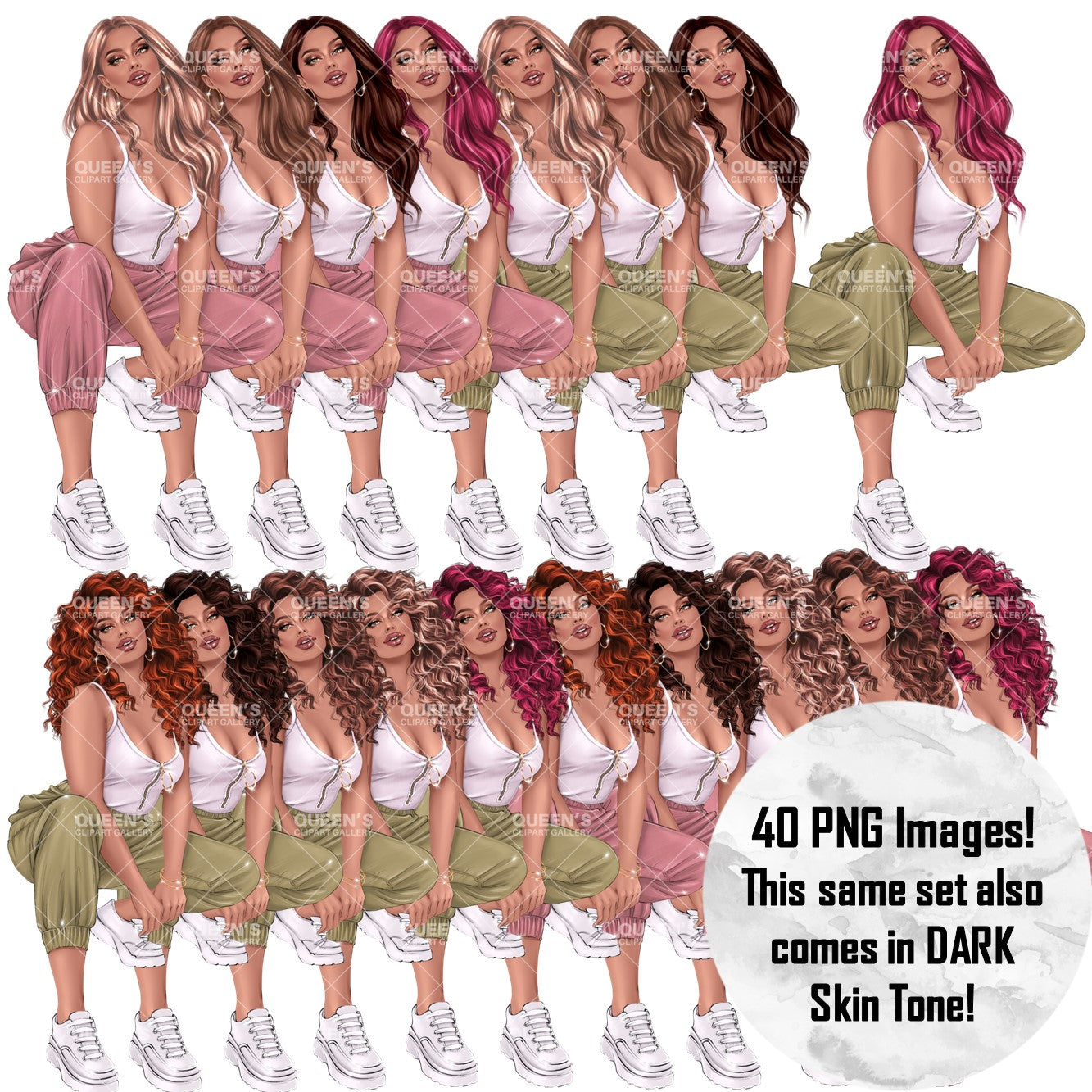 Curly hair, Curvy girl clipart, Planner girl clipart, Woman clipart, Lady boss, Fashion girl clipart, Girl boss clipart, Fashion woman, Sexy woman, Fashion illustration clipart