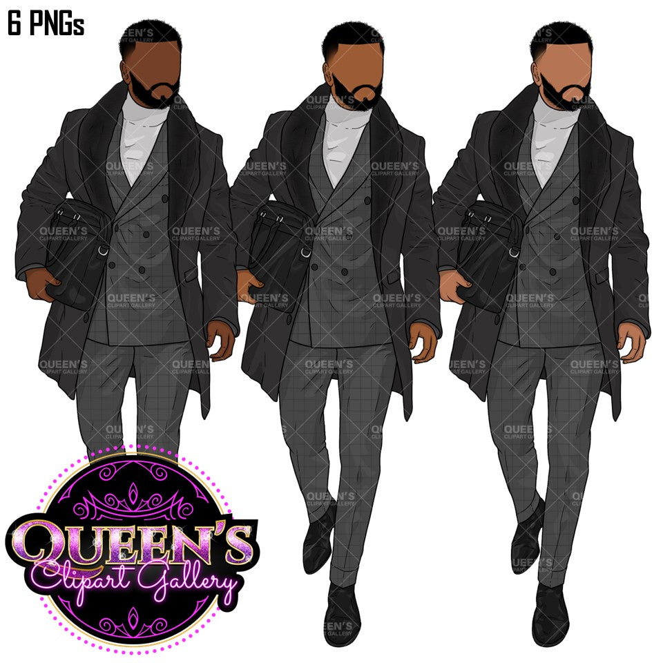Man clipart, Business man clipart, Boyfriend clipart, Casual man clipart, Boy clipart, Male clipart, African American man clipart