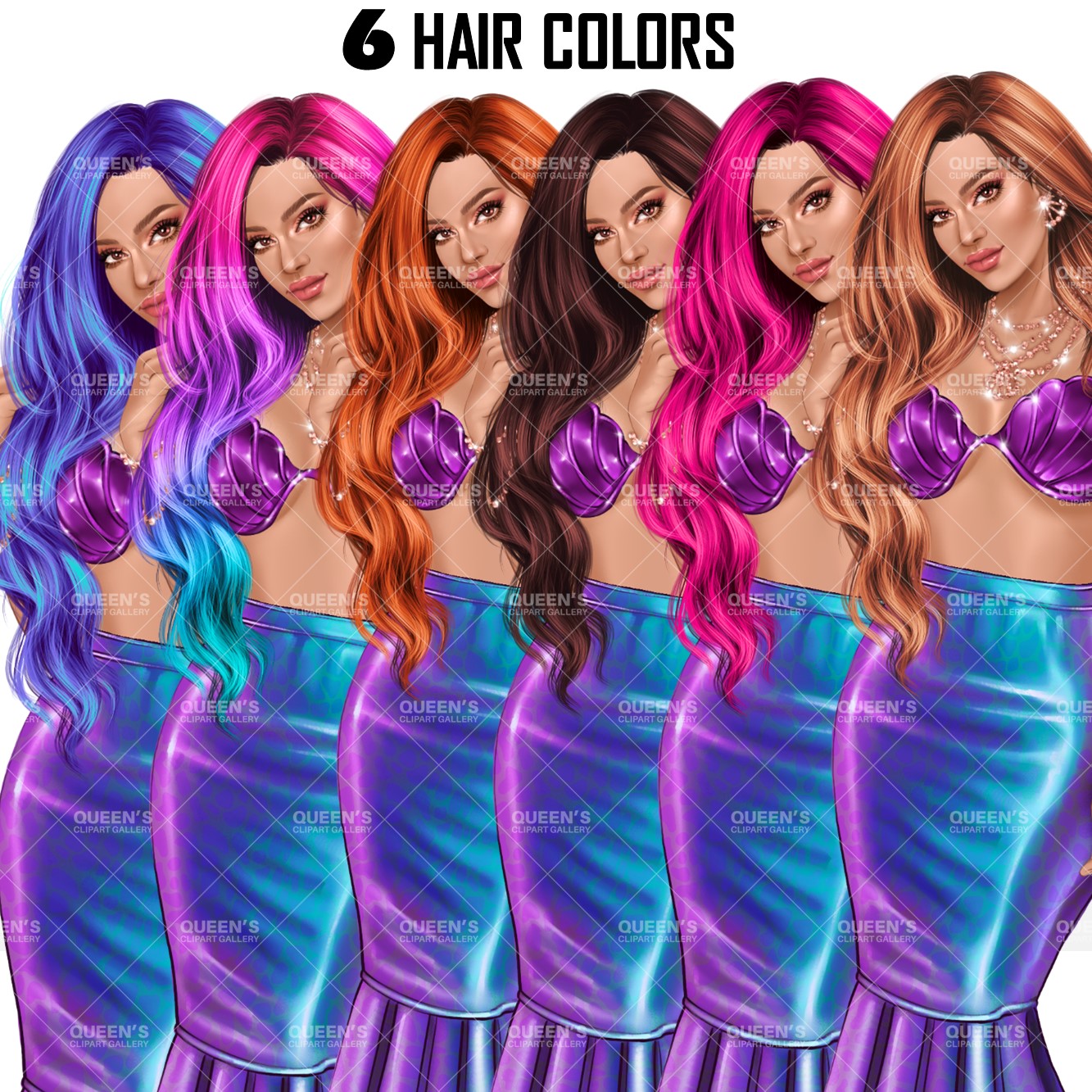 Mermaid clipart, Woman mermaid, Woman aquatic creature, Mermaid tail, Mermaid PNG, Goddess female mermaid, Fashion illustration, Curvy girl