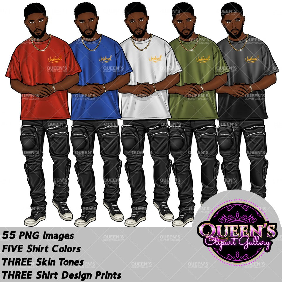 Man clipart, Handsome man clipart, Boyfriend clipart, Casual man clipart, Male clipart, African American man clipart, Black man clipart
