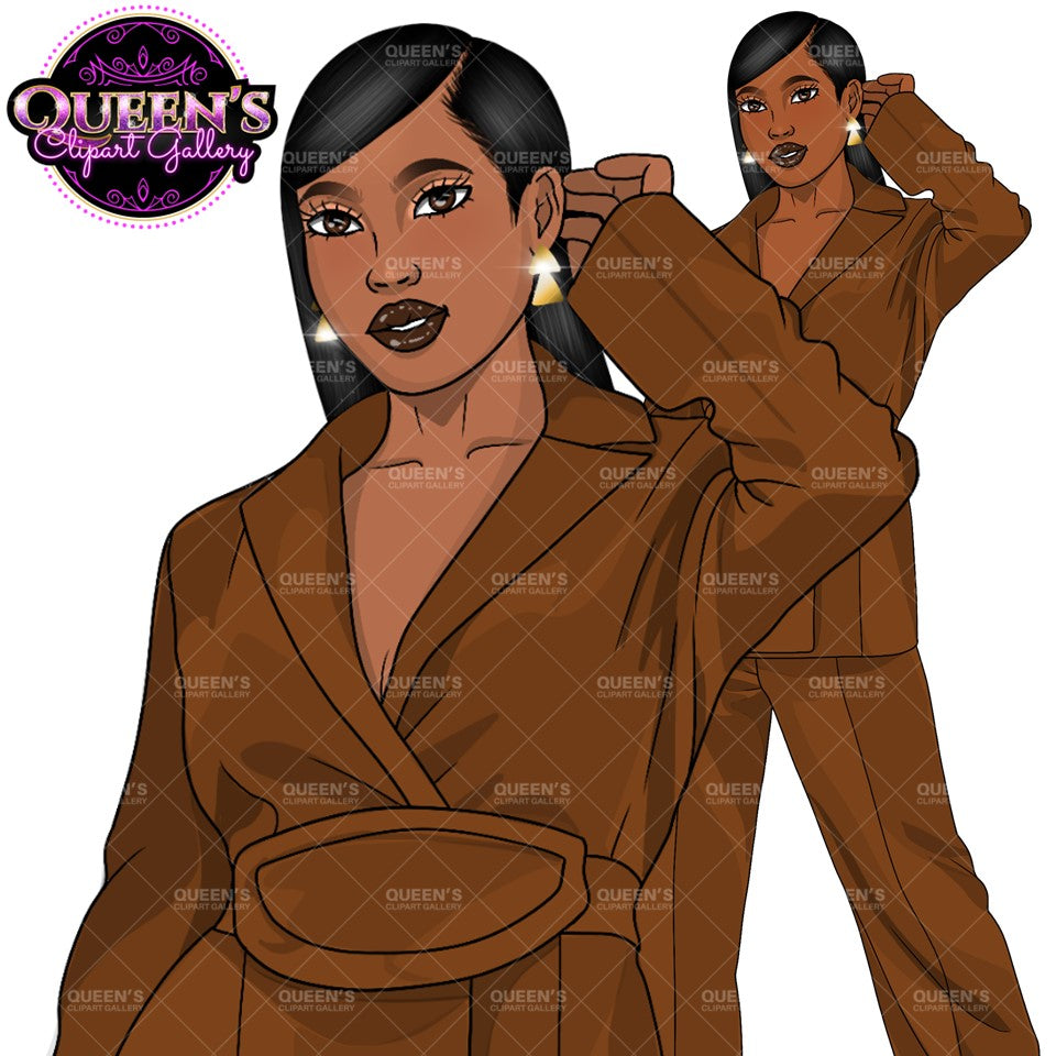 Woman in suit clipart, Afro woman clipart, Fashion girl clipart, African American woman, Teacher clipart, Business woman, Lady boss clipart