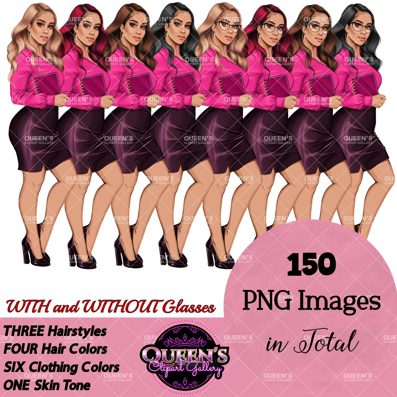 Business planner clipart, Lady boss clipart, Curvy girl clipart, Fashion girl clipart, Teacher clipart, Woman clipart, Business woman, Boss woman