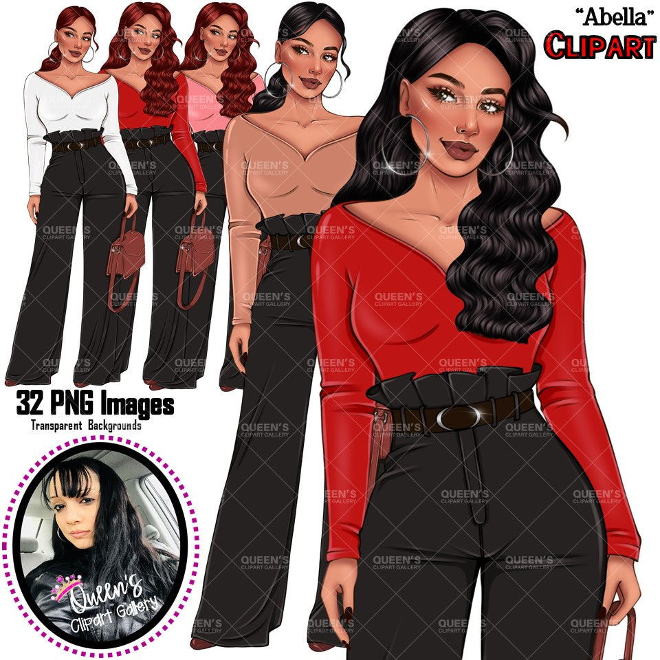 Black girl magic PNG, Afro girl clipart, Fashion girl clipart, Black woman clipart, Boss lady, Curvy girl clipart, African American woman