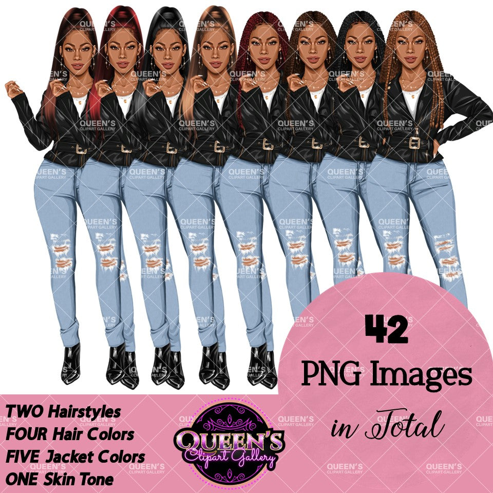 Denim jeans girl, Jeans girl clipart, Denim girl clipart, Fashion girl clipart, Fashion illustration, Afro girl clipart, Black girl magic