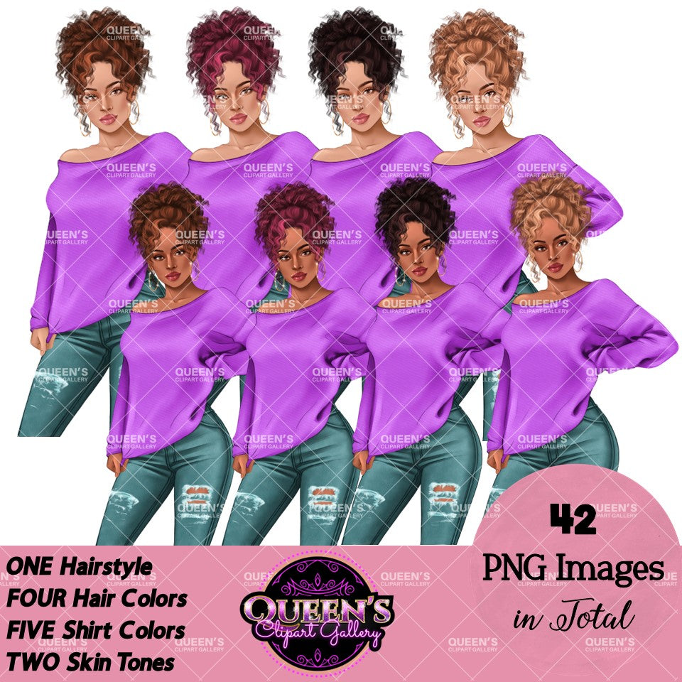 Denim jeans girl, Jeans girl clipart, Teenager clipart, Fashion girl clipart, Fashion illustration, Girl clipart, Denim Girl, Teen girl