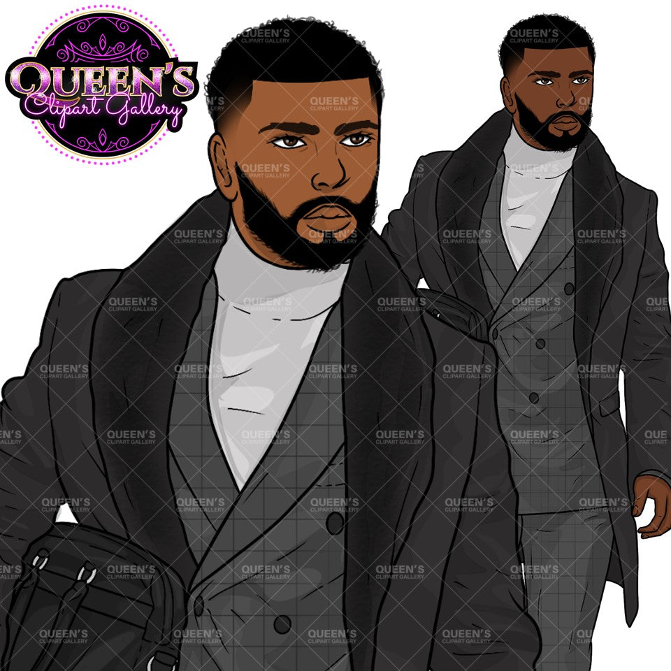 Man clipart, Business man clipart, Boyfriend clipart, Casual man clipart, Boy clipart, Male clipart, African American man clipart