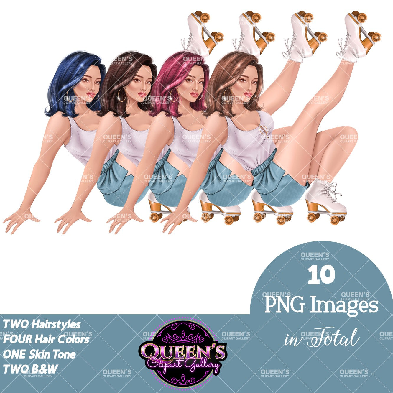 Roller skates clipart, Girl roller skating, Retro roller skates, Fashion girl clipart, Teenager clipart, Skating clipart, Skater girl, Skate