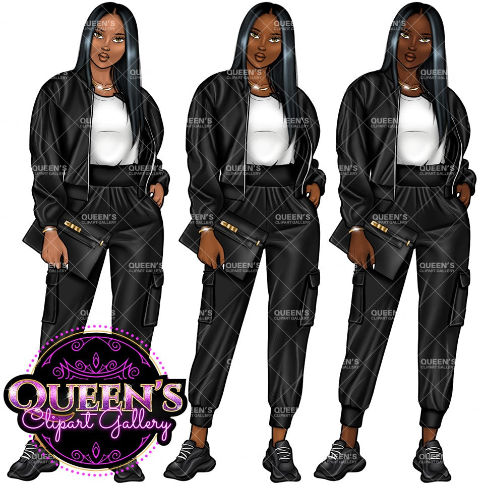 Afro girl clipart, Curvy girl Sport Clipart, Sport girl clipart, Gym girl clipart, Fitness Illustration, Black girl magic, Sporty girl, Afro