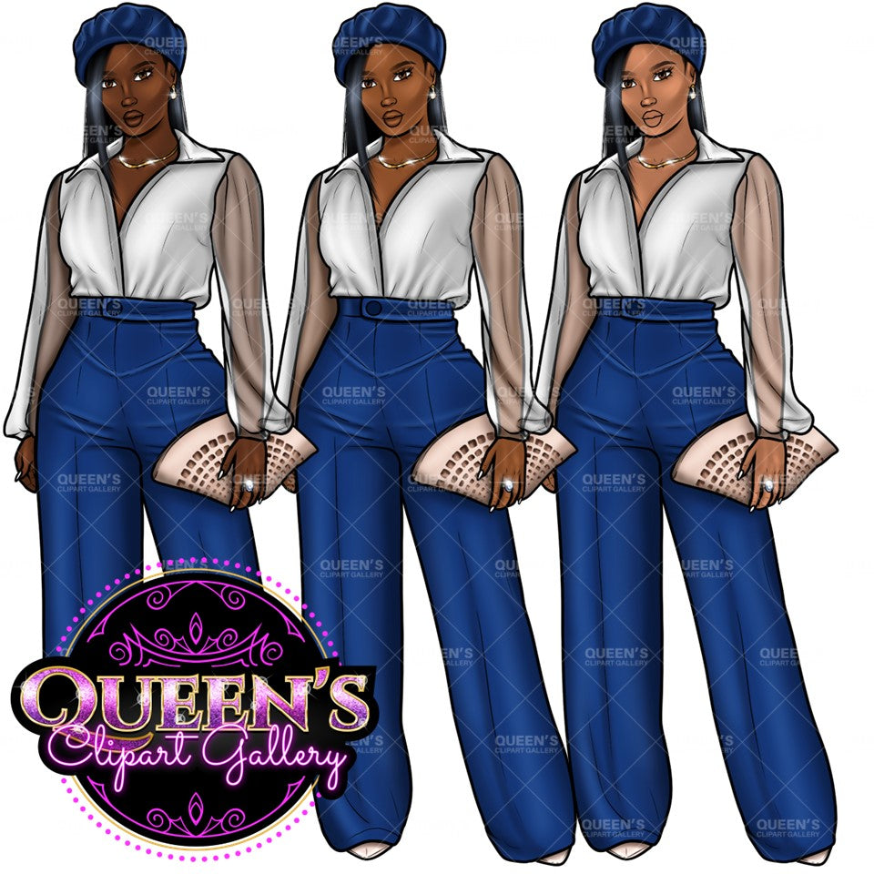 Afro girl clipart, African American woman, Black woman clipart, Black girl magic, Fashion girl clipart, Girl boss, Curvy girl, Black Queen