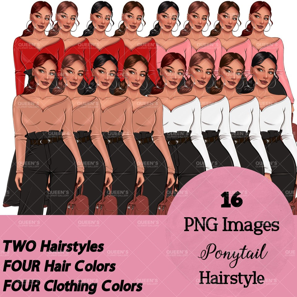Black girl magic PNG, Afro girl clipart, Fashion girl clipart, Black woman clipart, Boss lady, Curvy girl clipart, African American woman