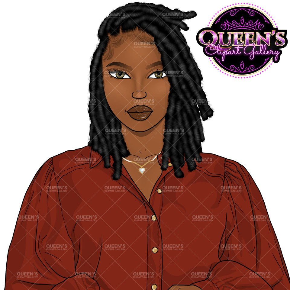 Afro girl clipart, Black woman clipart, Black girl magic, Fashion girl clipart, Girl boss clipart, Denim Jeans girl, Curvy girl, Black queen