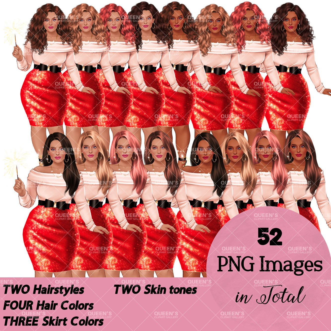 New Year Clipart, Fashion Illustration, Christmas, Party clipart, Celebration graphics, Fashion clipart, Celebration clipart, Fashion girl, Fashion illustration clipart, Curvy girl clipart, Woman clipart, Curvy woman png