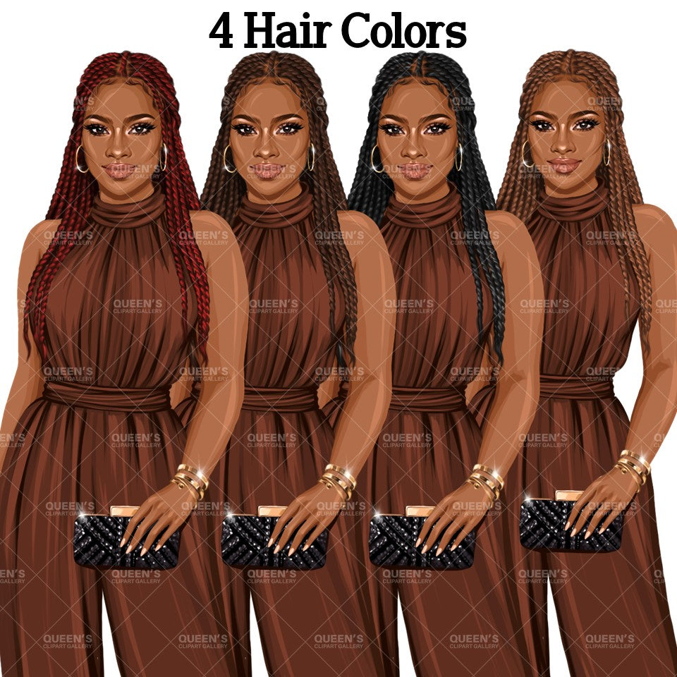 Black girl magic PNG, Afro girl clipart, Fashion girl clipart, Black woman clipart, Boss lady, Curvy girl clipart, African American woman