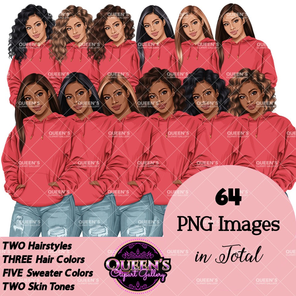 Denim jeans girl, Jeans girl clipart, Fashion girl clipart, Teenager Clipart, Teen girl, Denim girl, Fall girl clipart, Fashion illustration