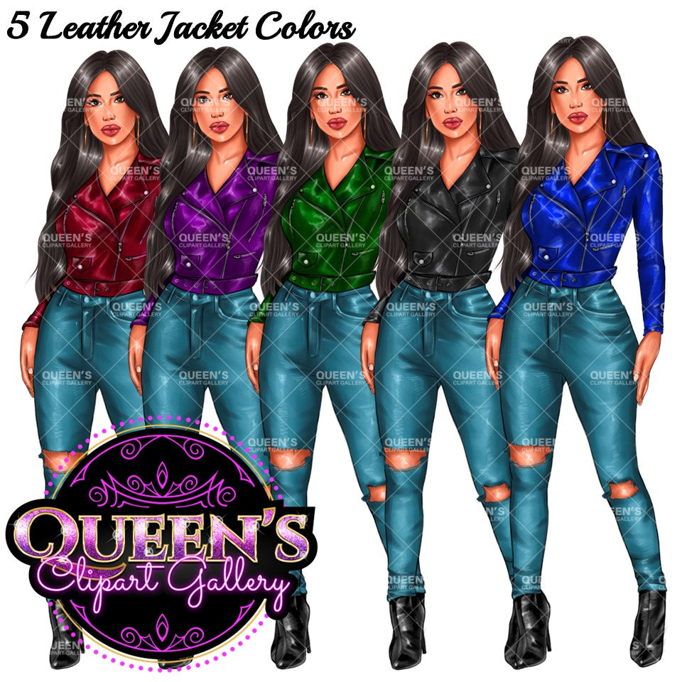 Curvy Denim Girl, Jeans Girl Clipart, Curvy girl, Woman clipart, Fashion girl clipart, Girl boss clipart, Fashion woman, Fashion illustration