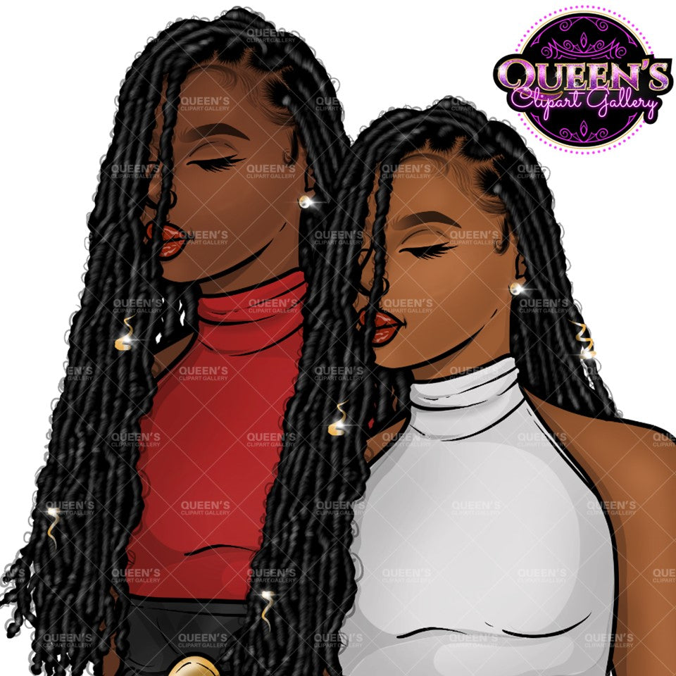 Black girl clipart, Afro girl clipart, Black woman clipart, Black girl magic, Fashion girl clipart, Girl boss clipart African American Woman