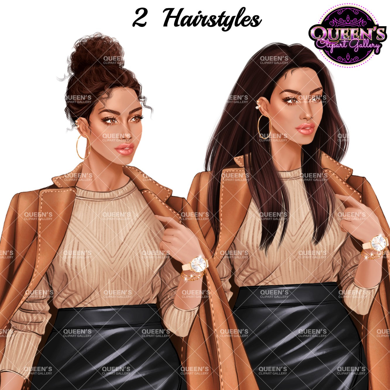 Woman in coat clipart, Fall clipart, Fashion girl clipart, Fashion illustration, Lady boss clipart, Girl boss clipart, Woman clipart, Curvy girl