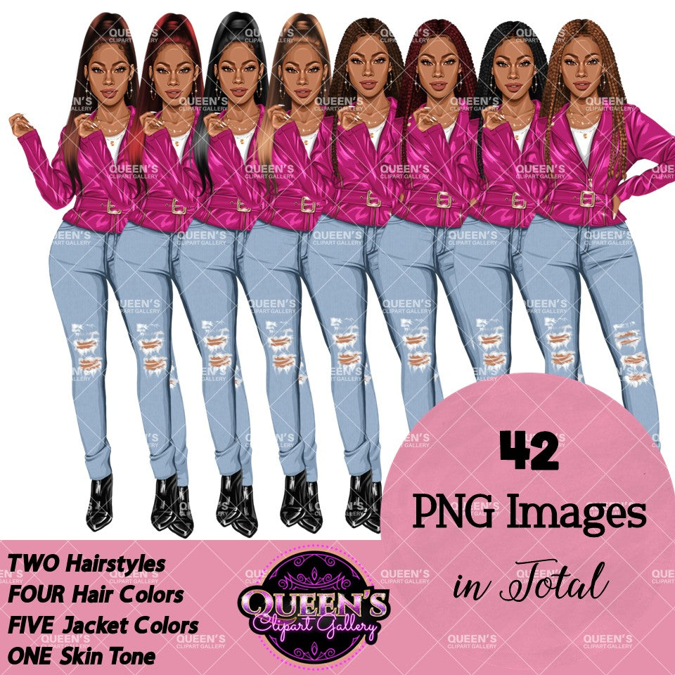 Denim jeans girl, Jeans girl clipart, Denim girl clipart, Fashion girl clipart, Fashion illustration, Afro girl clipart, Black girl magic